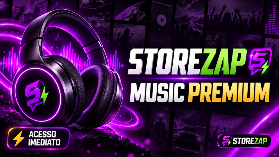 StoreZap Music Premium — produto digital StoreZap